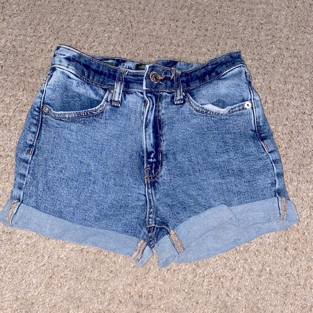 Very High Rise Jean Shorts